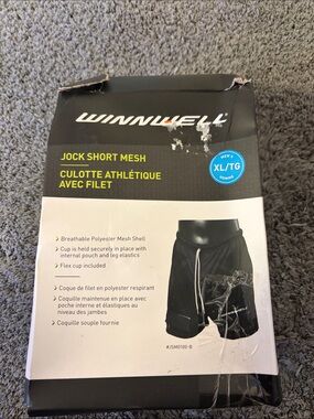 Winnwell Hockey Mesh Jock Shorts Men- XL